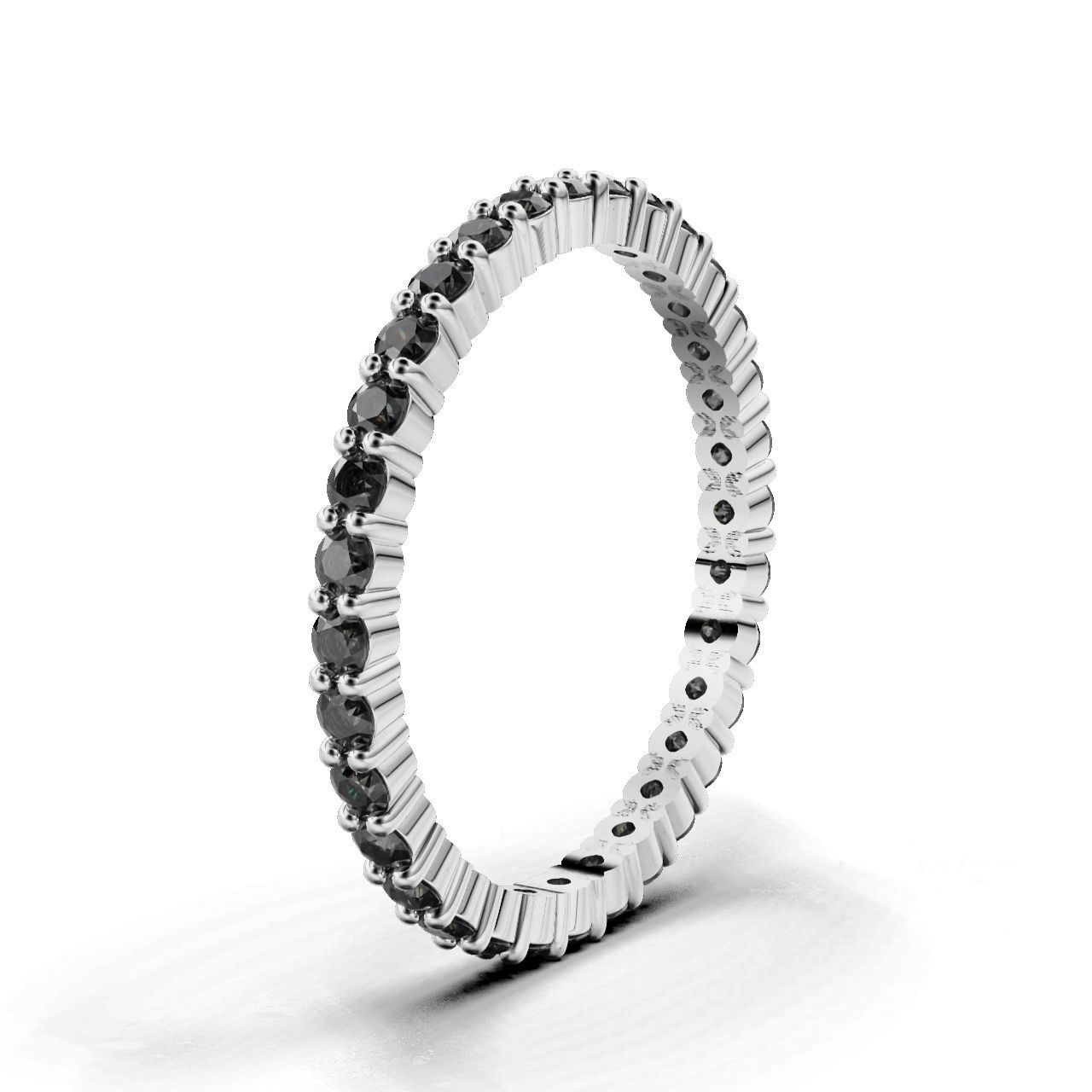 ETERNITY Ring Round 1 6mm 3D print model_12