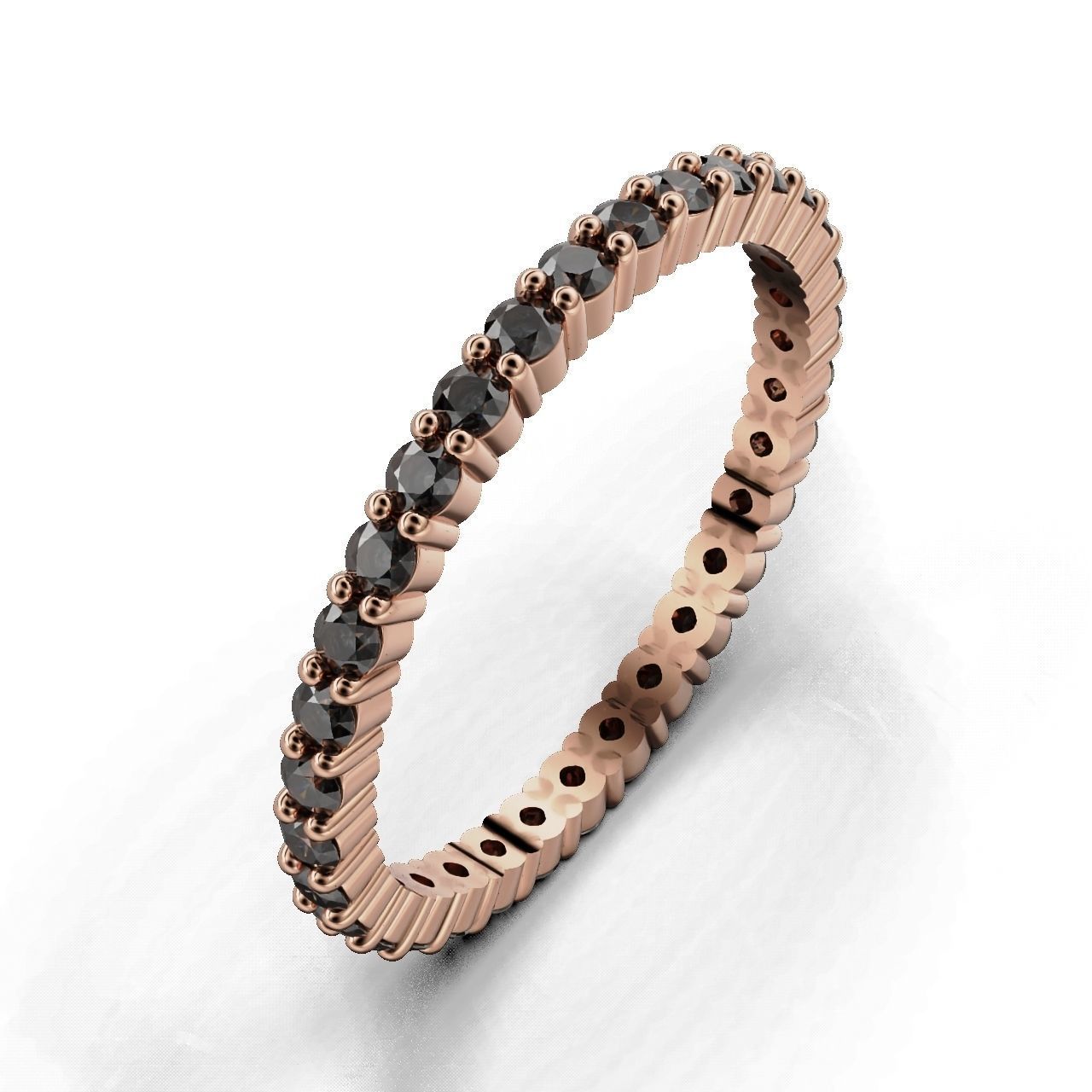 ETERNITY Ring Round 1 6mm 3D print model_1