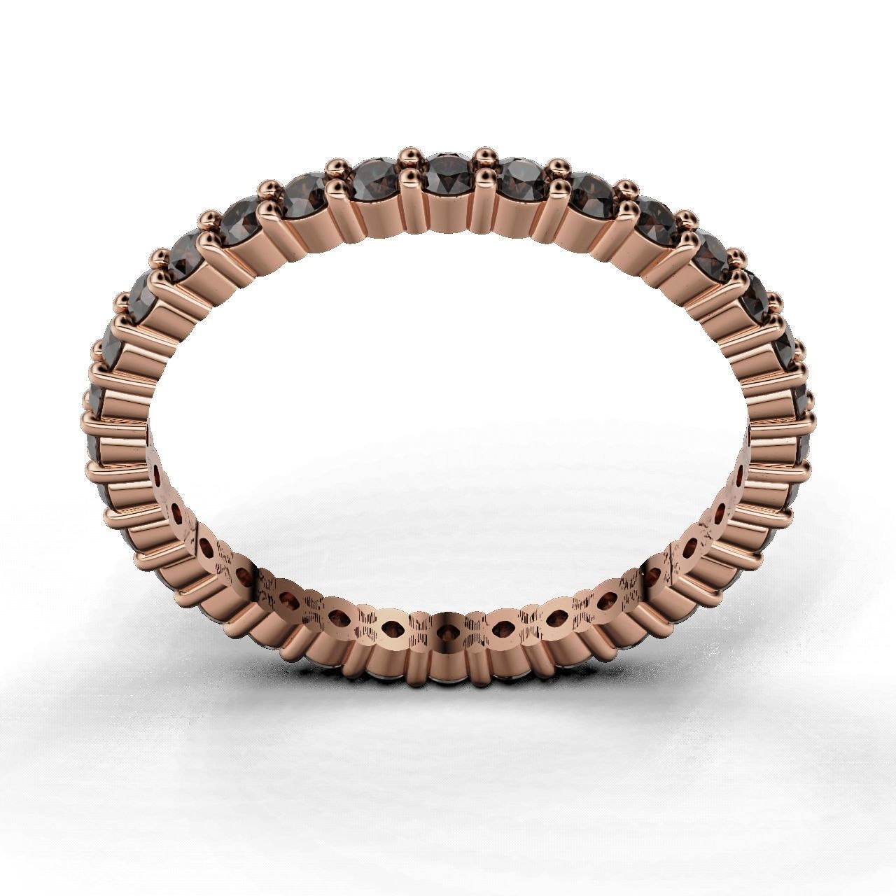 ETERNITY Ring Round 1 6mm 3D print model_6