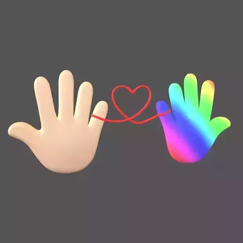 Hand with Red Line Icon v1 018