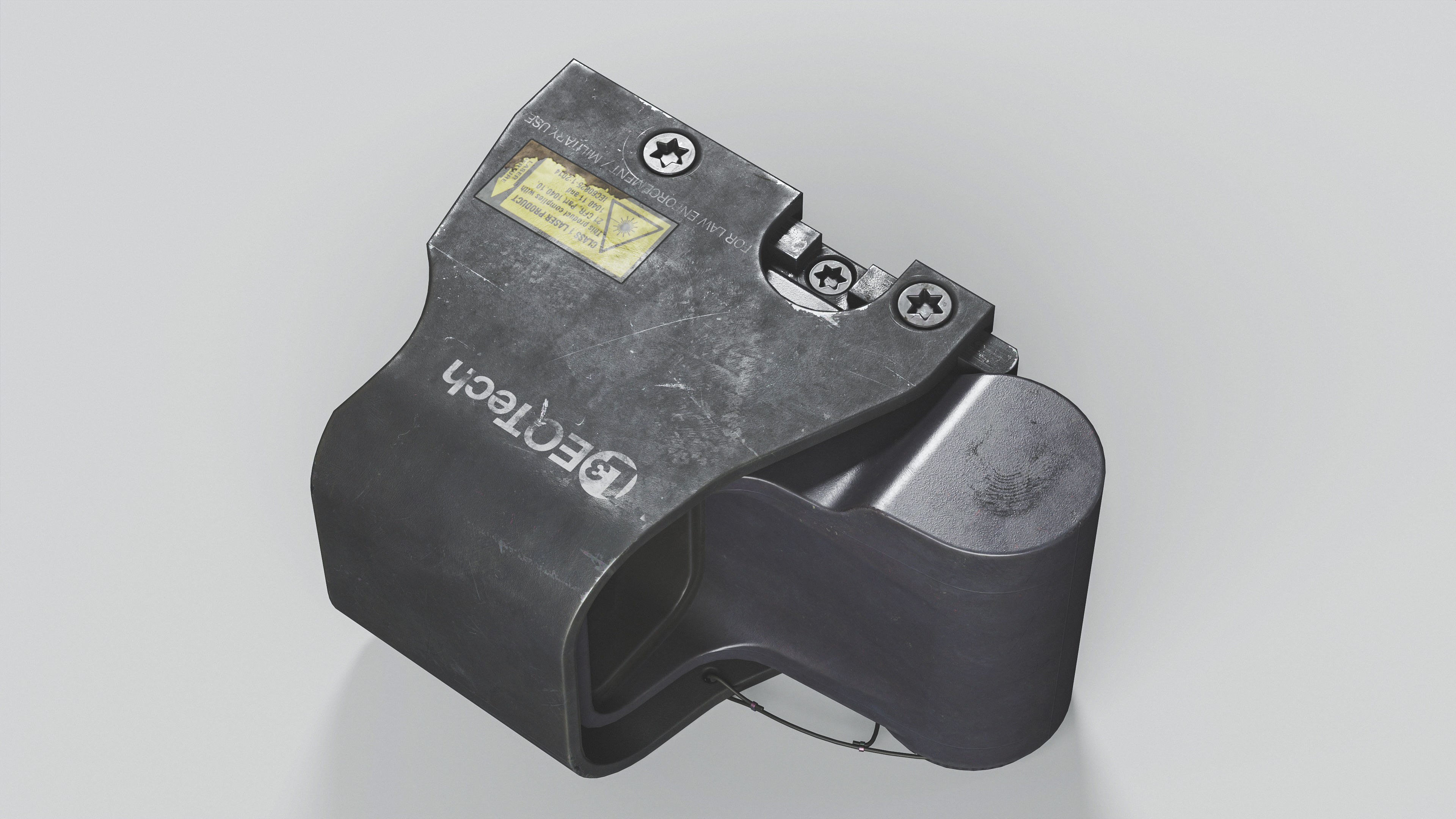 EOTechXPS2-0 dot sight Low-poly 3D model_7