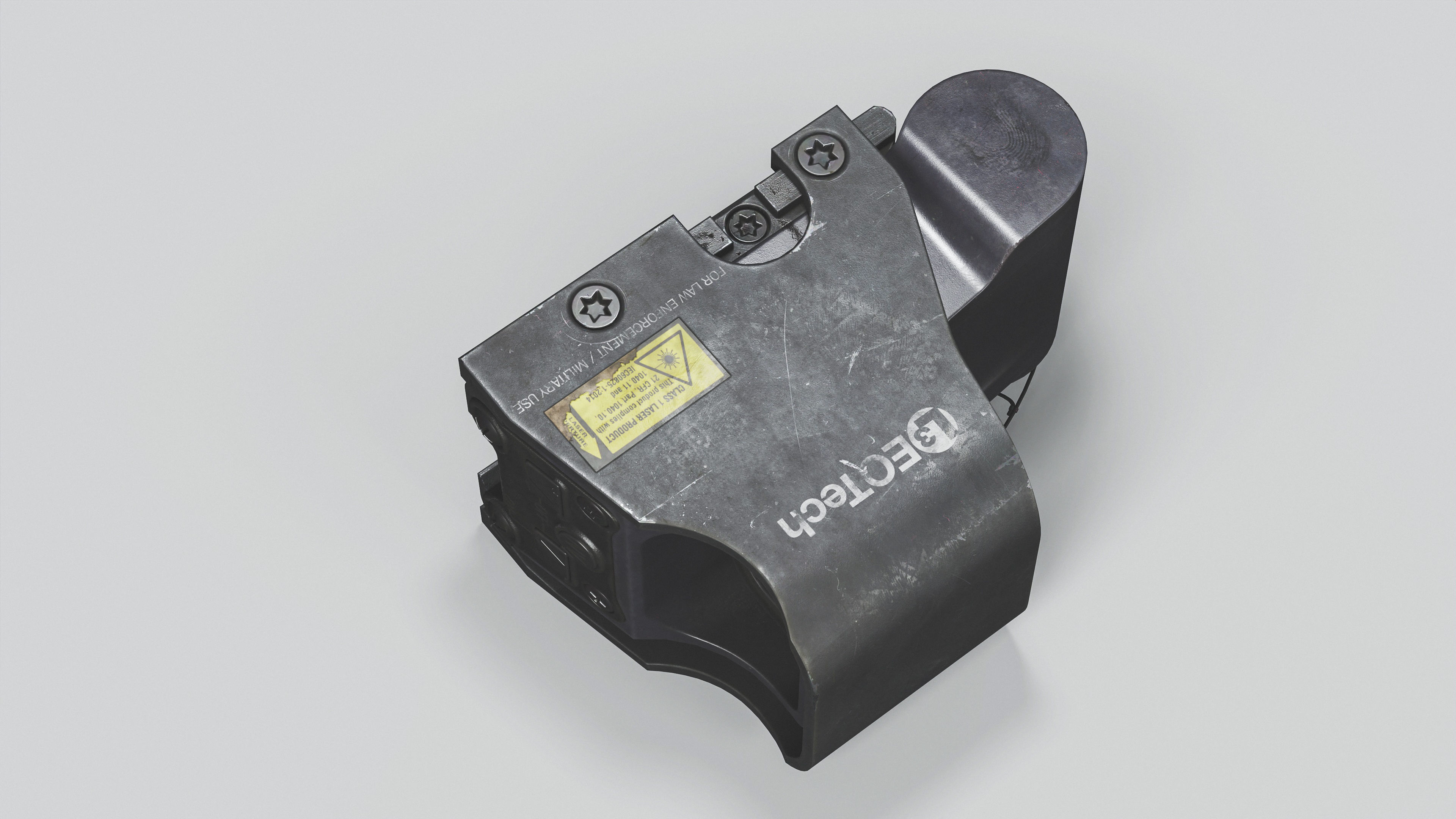 EOTechXPS2-0 dot sight Low-poly 3D model_10