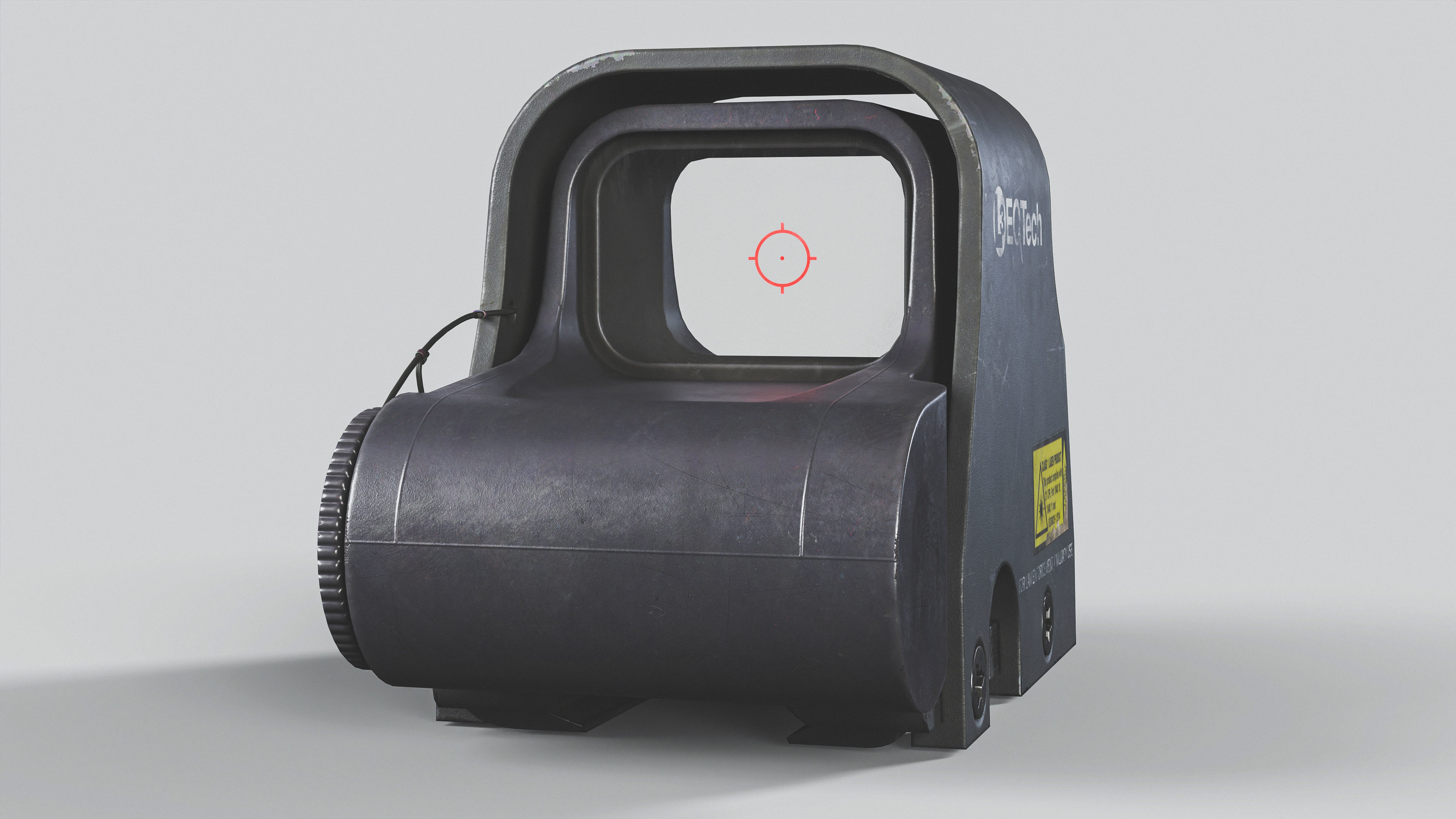 EOTechXPS2-0 dot sight Low-poly 3D model_6