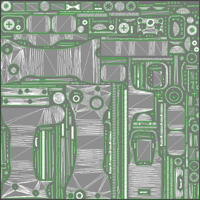 EOTechXPS2-0 dot sight Low-poly 3D model_11