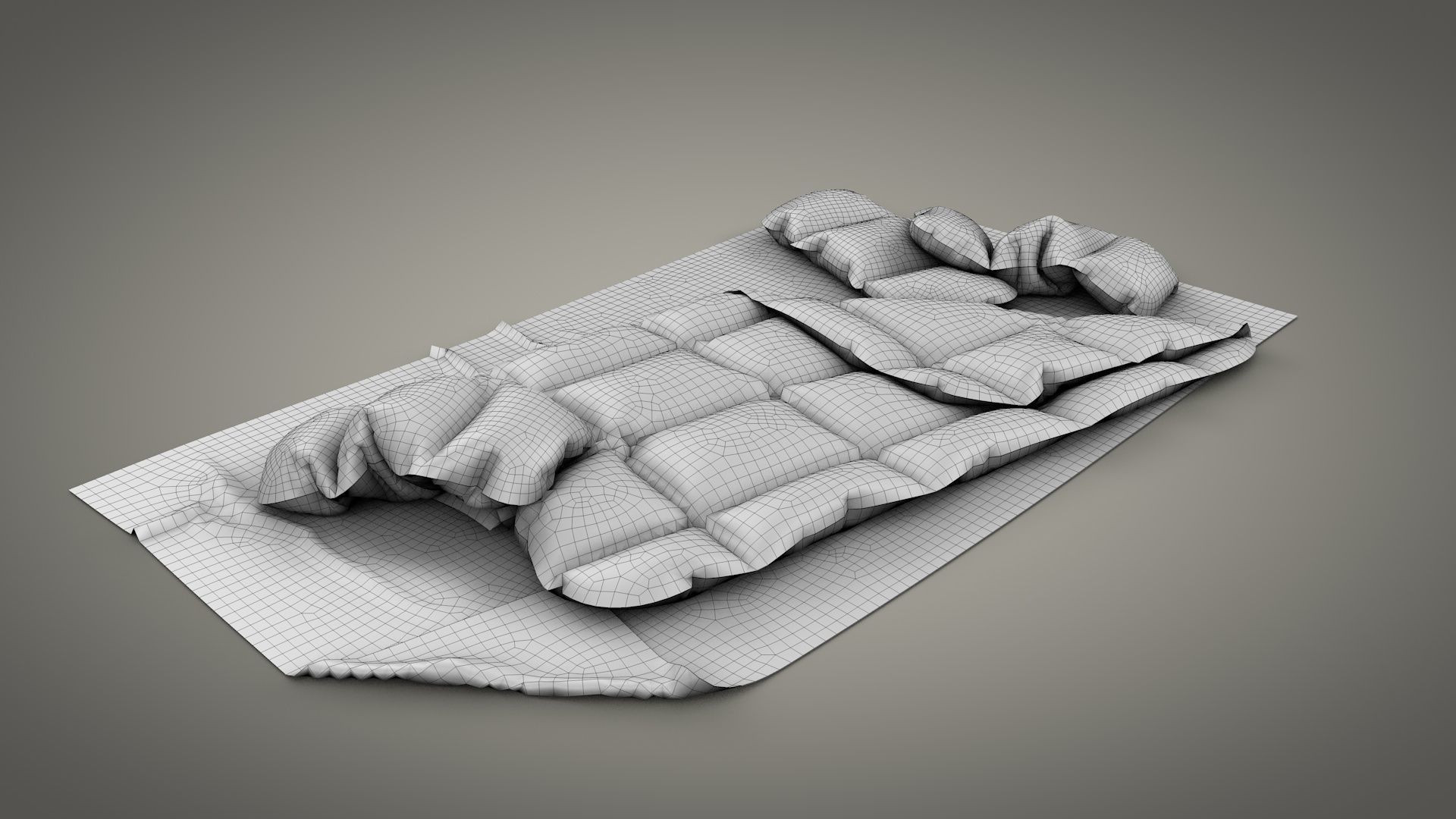 Survival Camping Gear Set 3D model_21