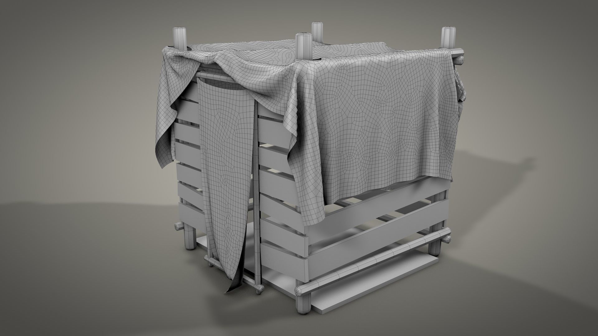 Survival Camping Gear Set 3D model_9