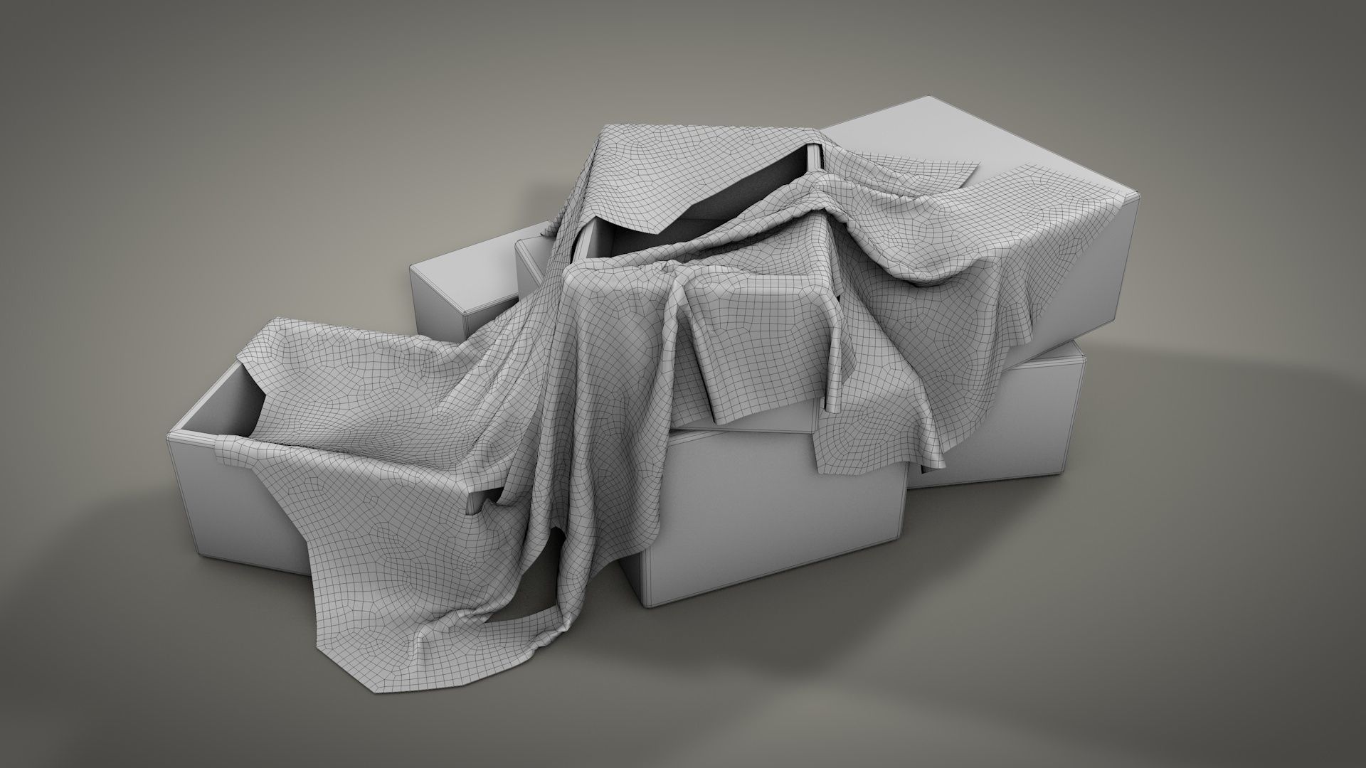 Survival Camping Gear Set 3D model_36