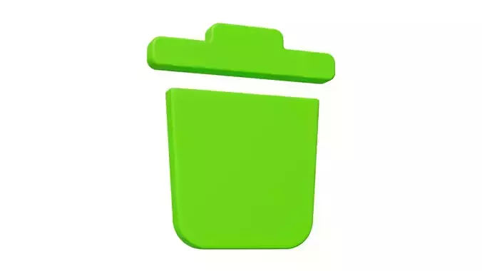 Trash bin icon