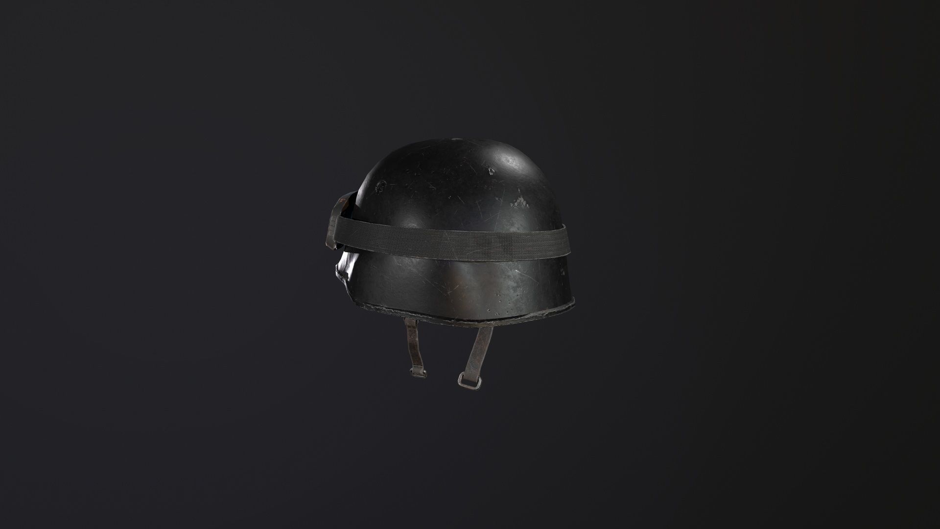 Combat Helmet PBR Low-poly 3D model_5