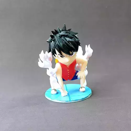 Chibi Monkey D Luffy from One Piece 3D print model