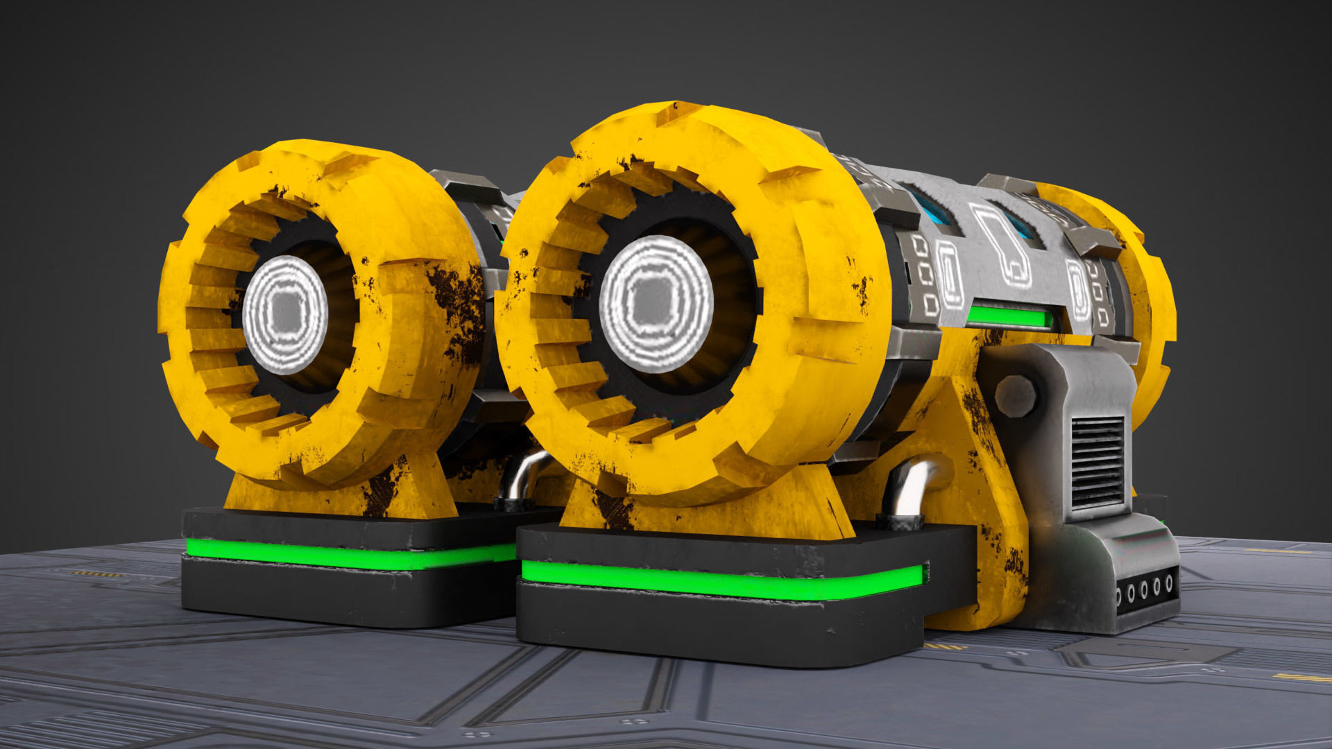 Sci Fi Generator 3D model_1
