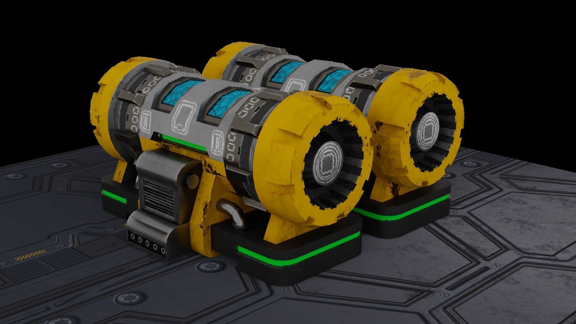 Sci Fi Generator 3D model | CGTrader