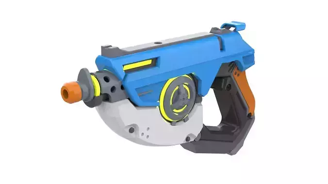 Tracer Blaster Mach T Skin Skin - Overwatch - Printable - STL  3D print model
