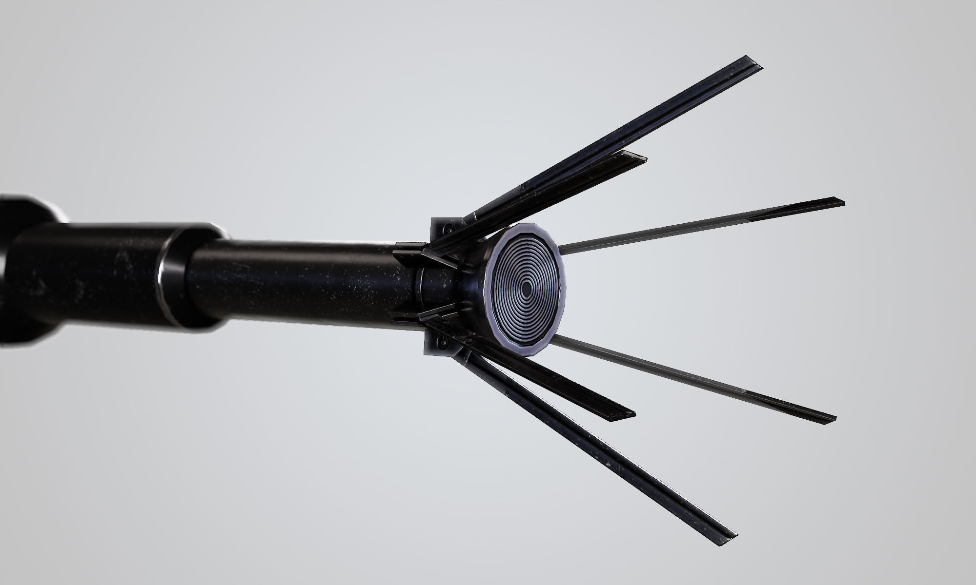 Pnzerfaust 3 rocket launcher game ready asset Low-poly 3D model_15