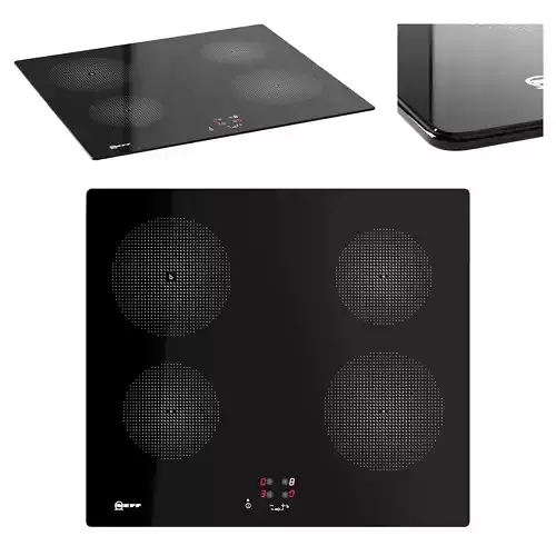 Neff  N30 T36CA50X1U 60cm Induction Hob Low-poly 3D model