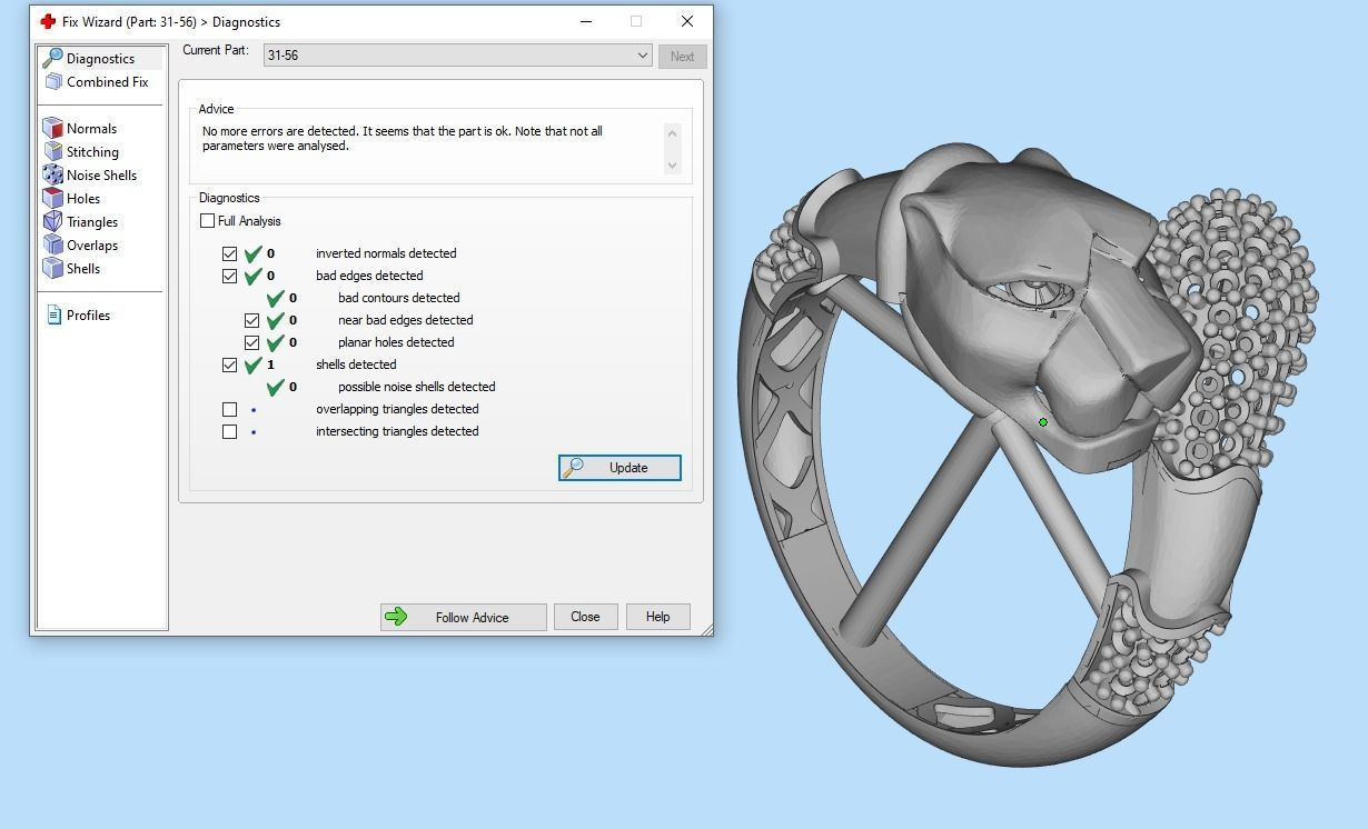 Collection 3d Ring Jewellery Jaguar and Leopard  3D print model_15