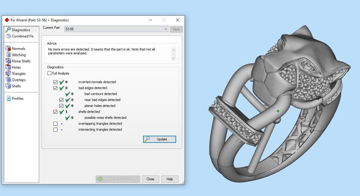 Collection 3d Ring Jewellery Jaguar and Leopard  3D print model_29