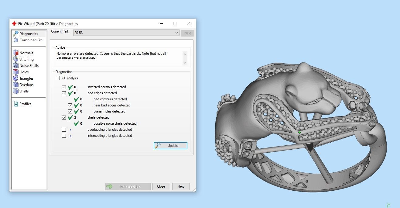 Collection 3d Ring Jewellery Jaguar and Leopard  3D print model_5