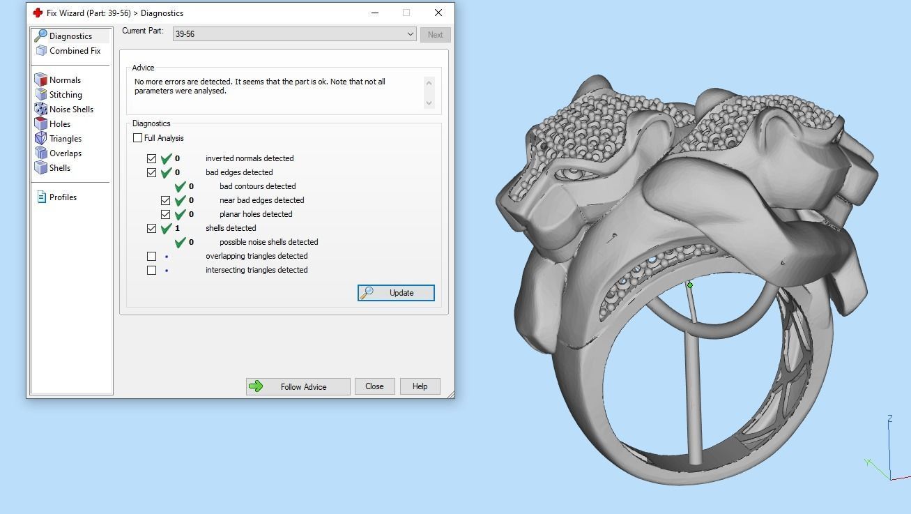 Collection 3d Ring Jewellery Jaguar and Leopard  3D print model_27