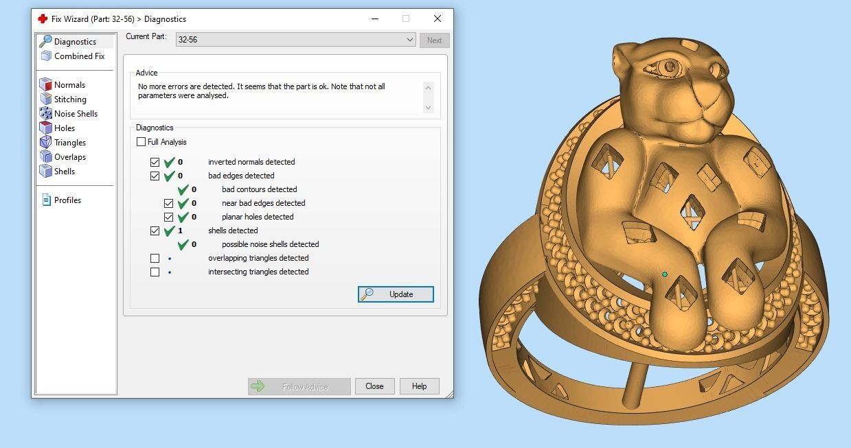 Collection 3d Ring Jewellery Jaguar and Leopard  3D print model_17