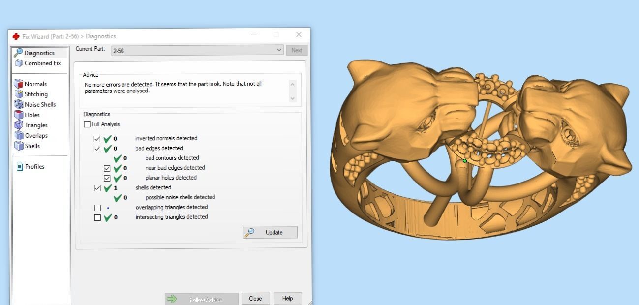 Collection 3d Ring Jewellery Jaguar and Leopard  3D print model_3