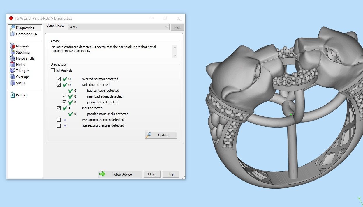 Collection 3d Ring Jewellery Jaguar and Leopard  3D print model_19