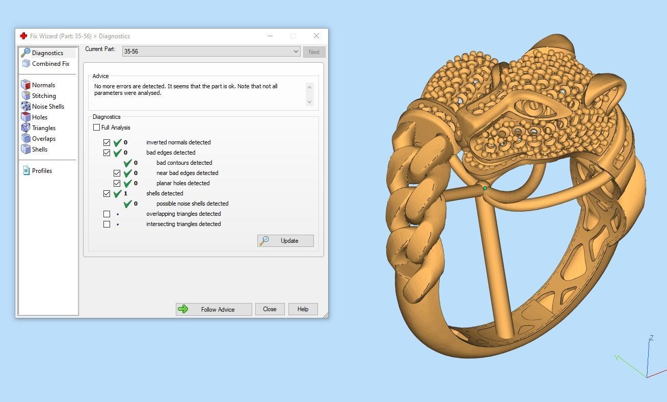 Collection 3d Ring Jewellery Jaguar and Leopard  3D print model_21