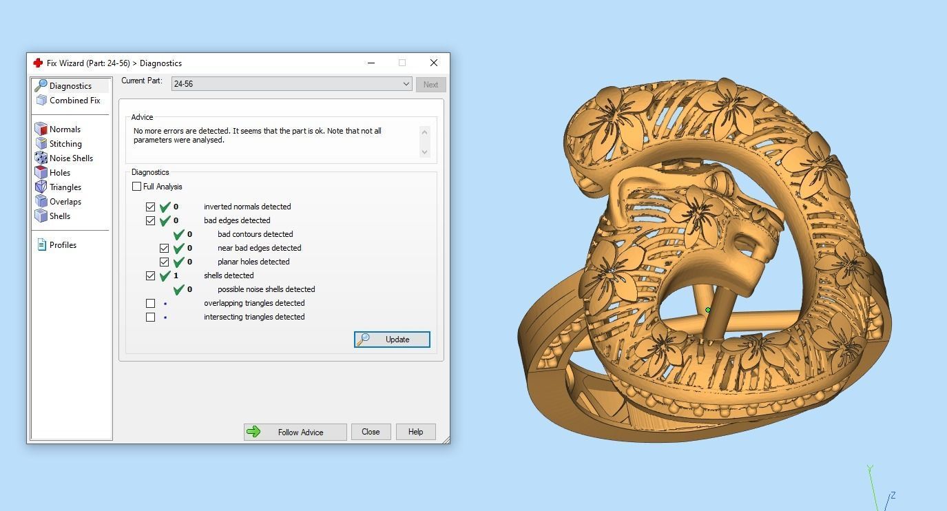 Collection 3d Ring Jewellery Jaguar and Leopard  3D print model_9