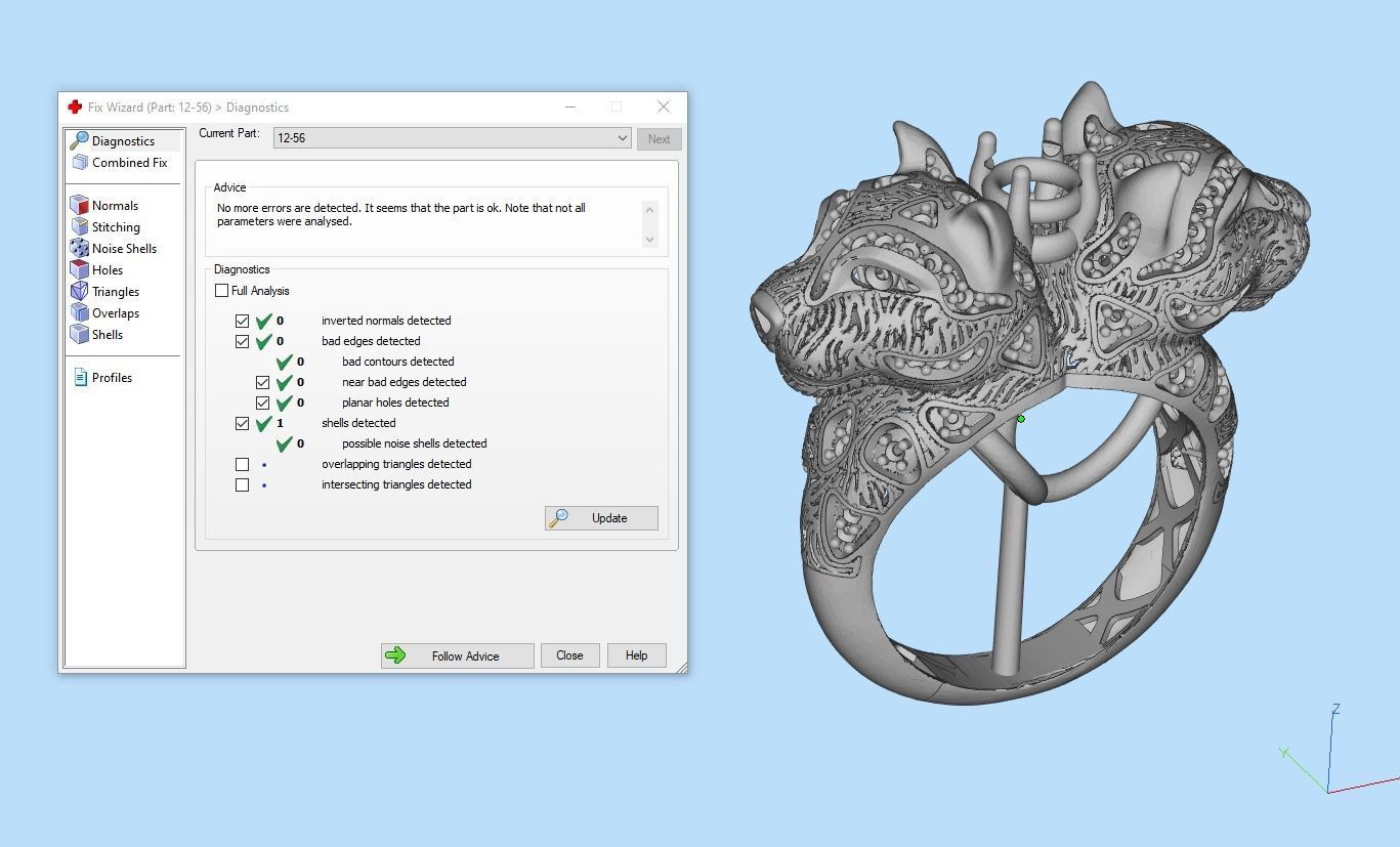 Collection 3d Ring Jewellery Jaguar and Leopard  3D print model_35