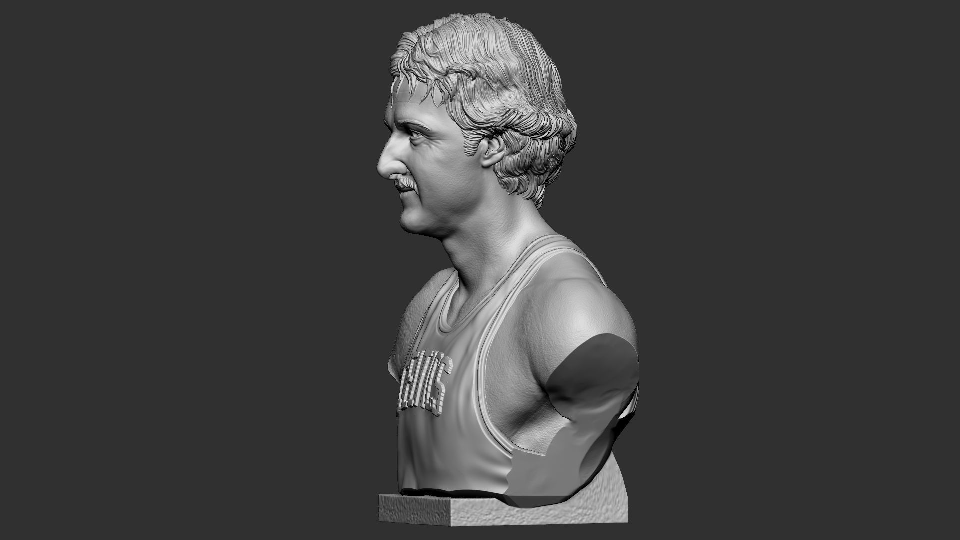 Larry Bird 3D print model_7