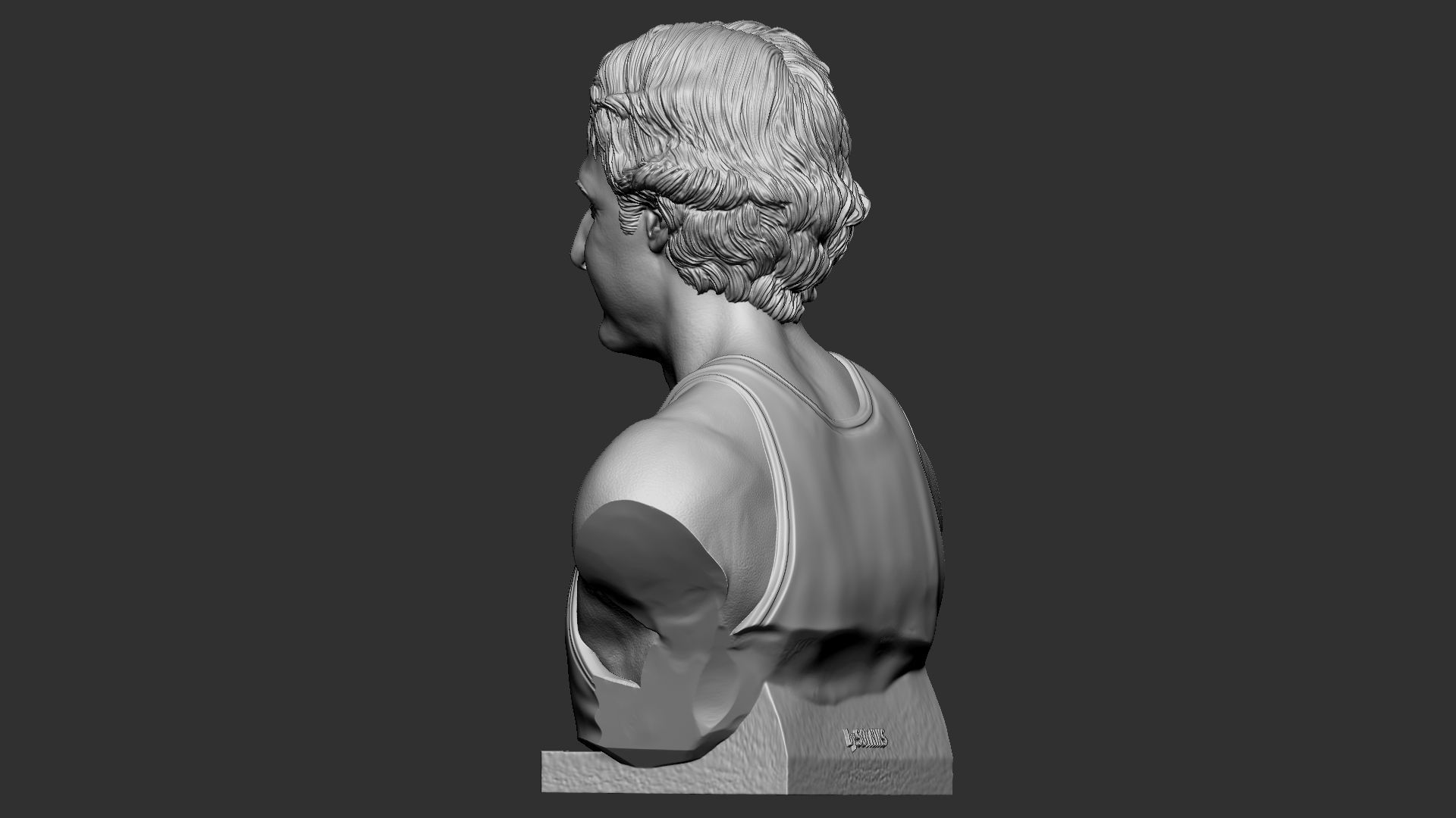 Larry Bird 3D print model_12
