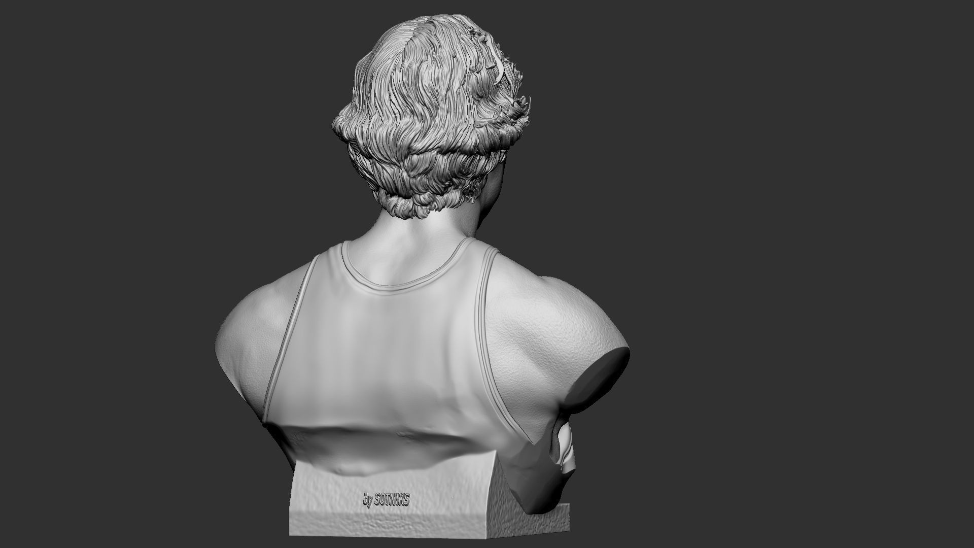 Larry Bird 3D print model_20