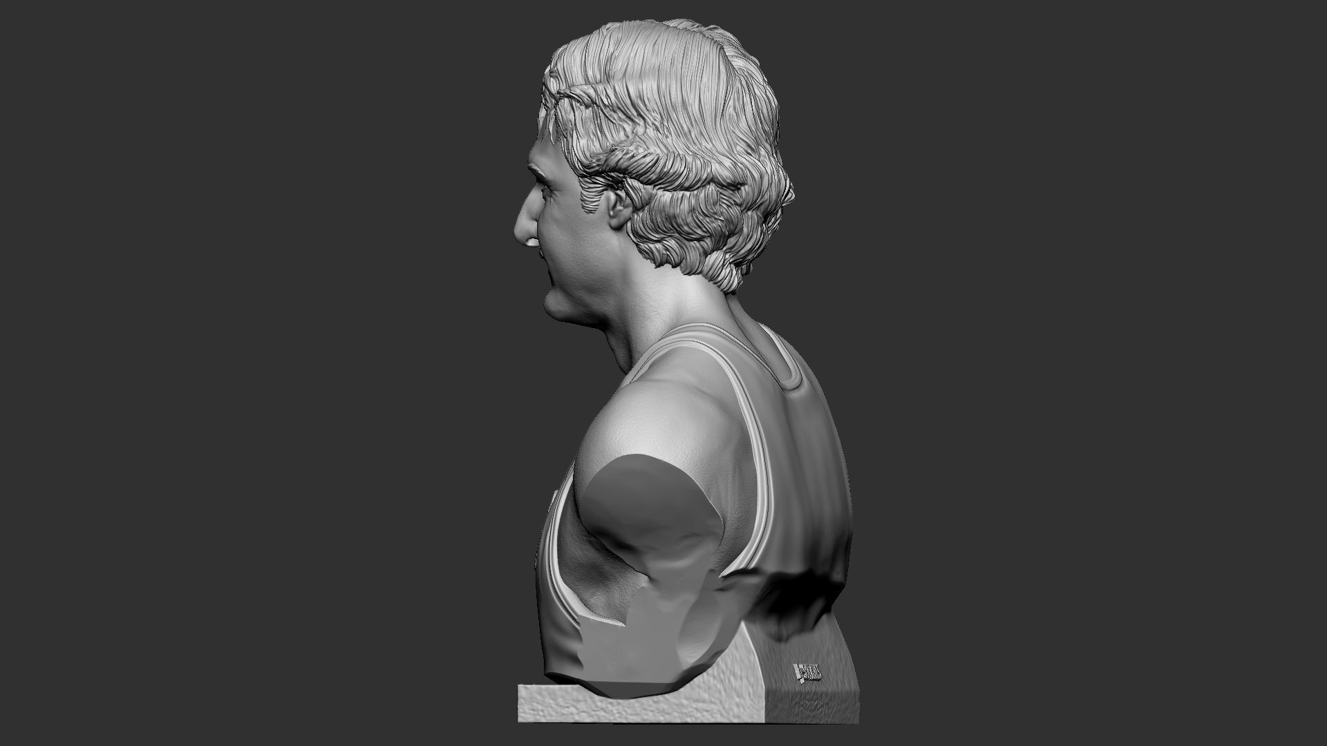 Larry Bird 3D print model_11
