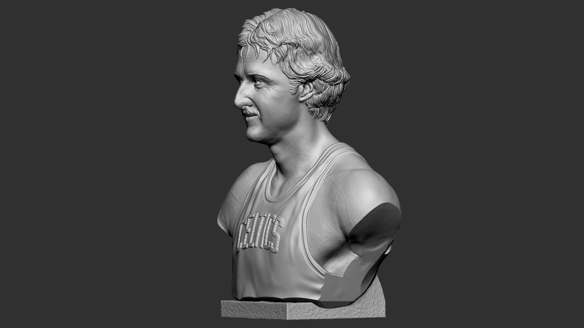 Larry Bird 3D print model_46