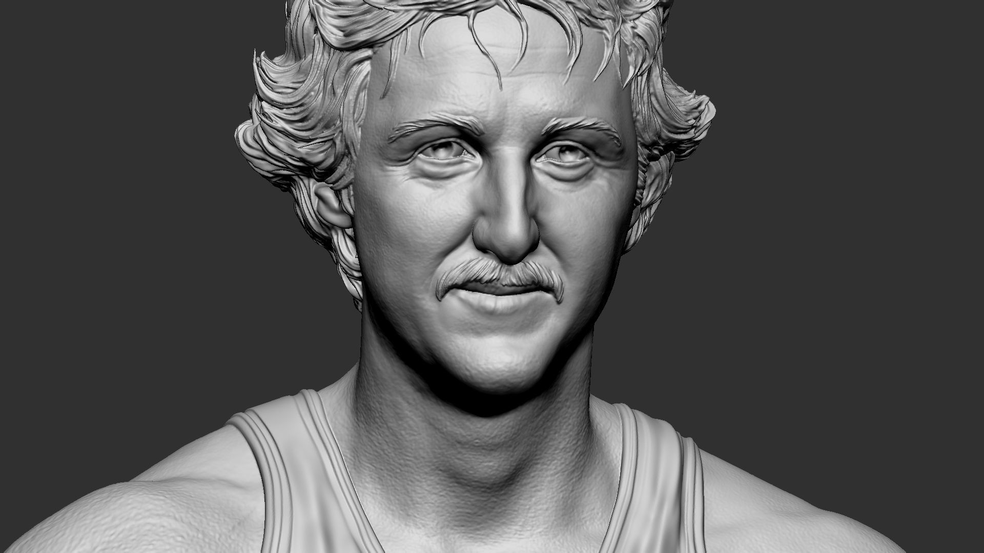 Larry Bird 3D print model_3