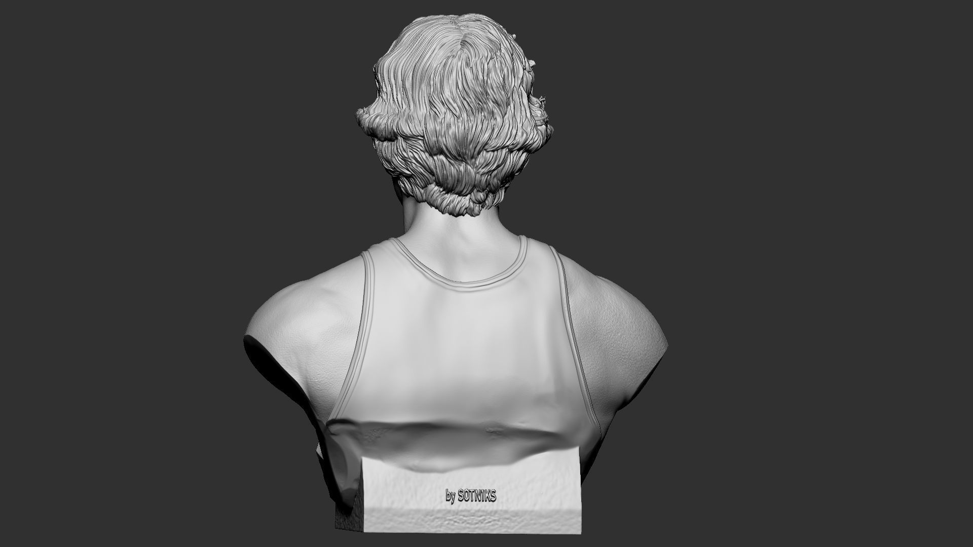 Larry Bird 3D print model_16