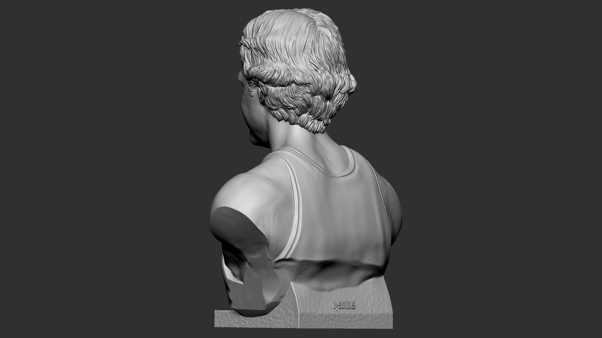 Larry Bird 3D print model_13