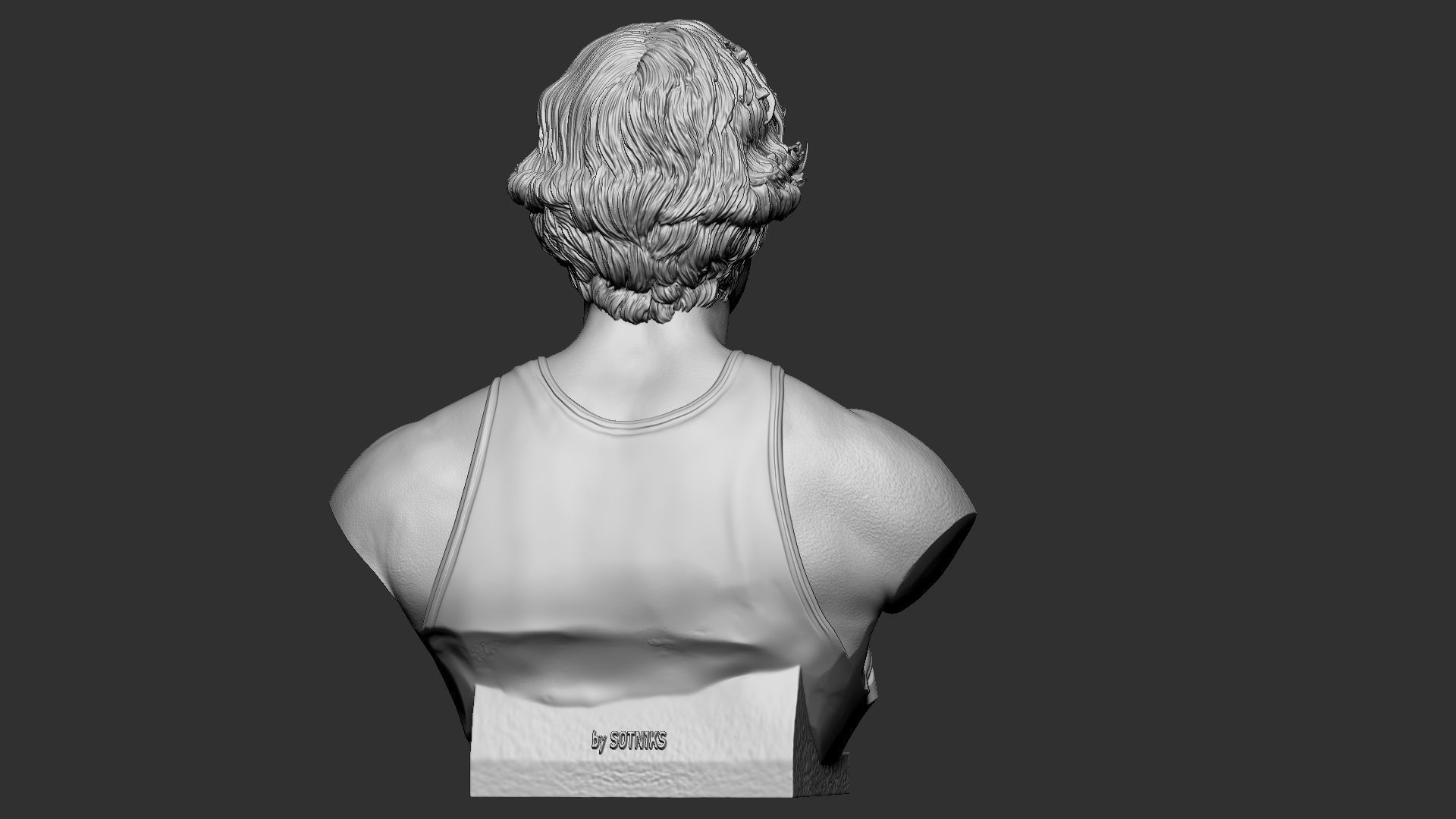 Larry Bird 3D print model_19