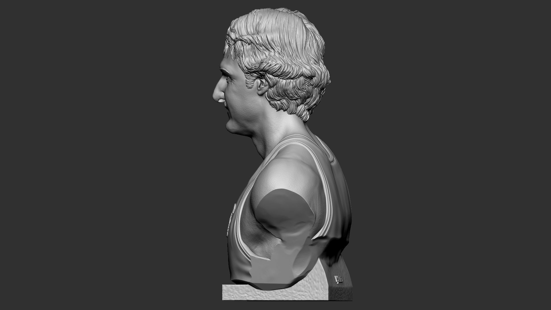 Larry Bird 3D print model_10