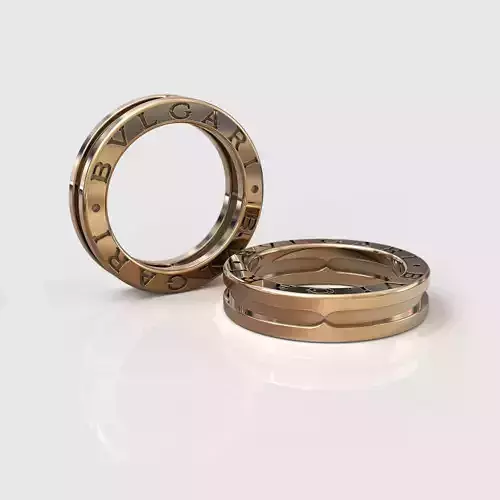 3d model ring Bulgari Zero1 