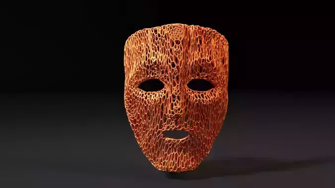Loki mask 3D print model