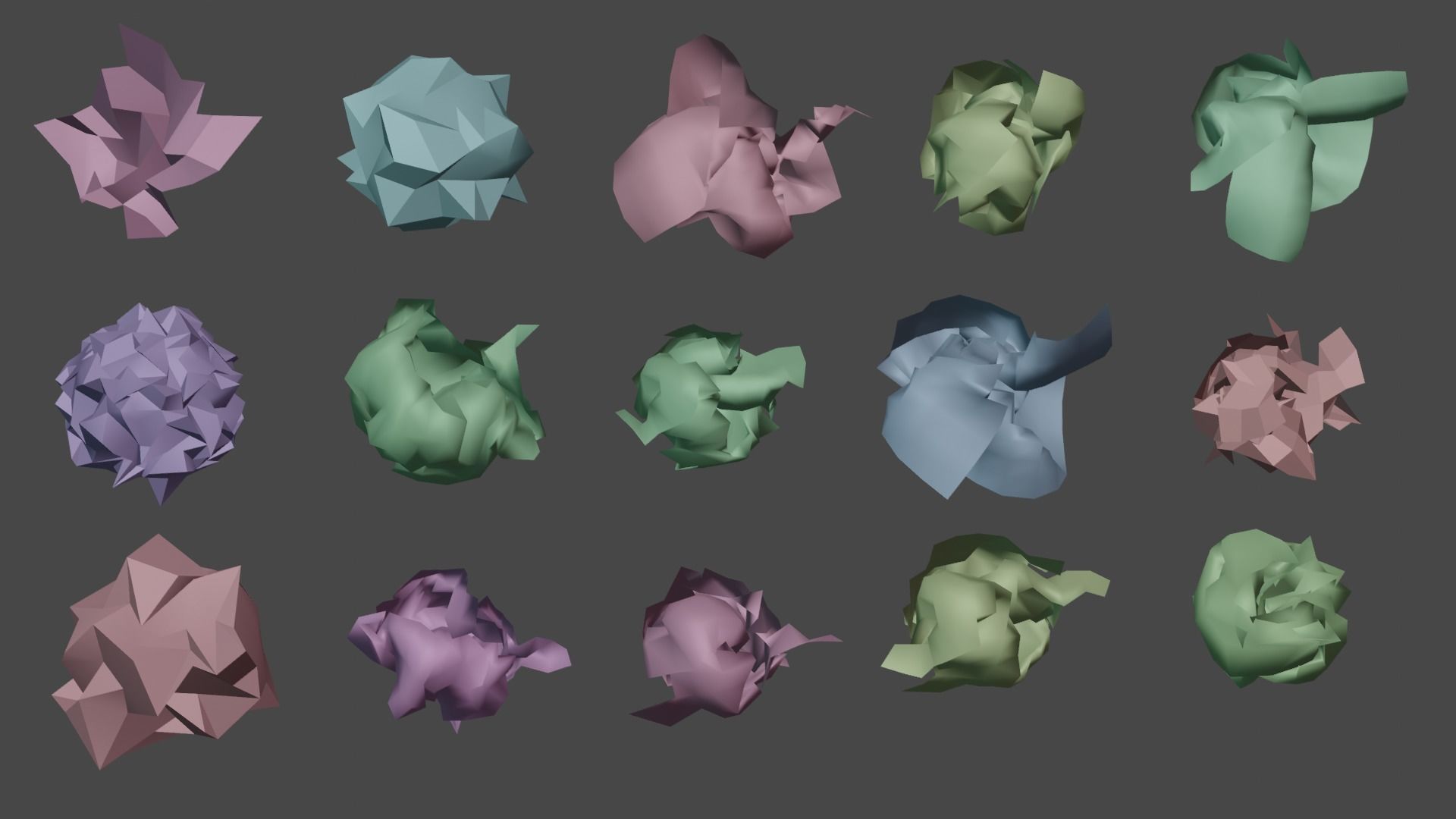 15 Crumpled Paper Ball 3D model_15