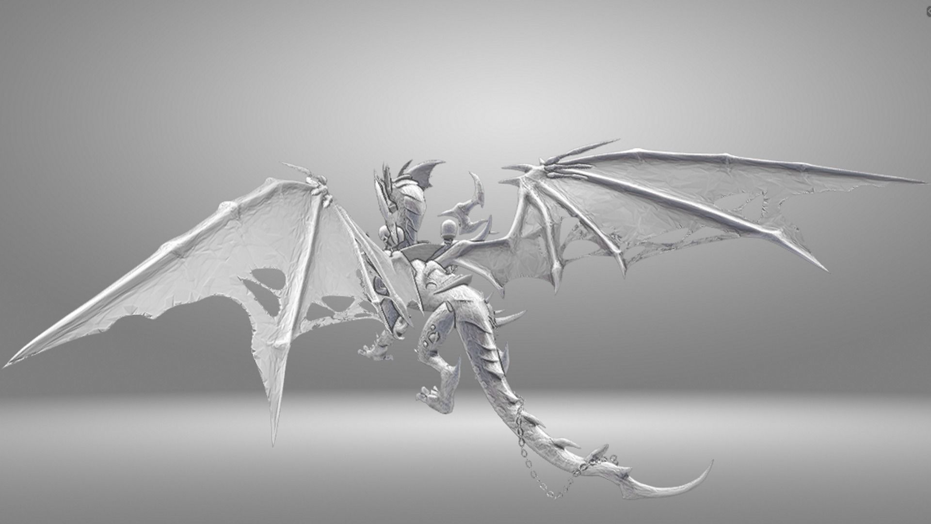 Dragon Sculpture 3D print model_14