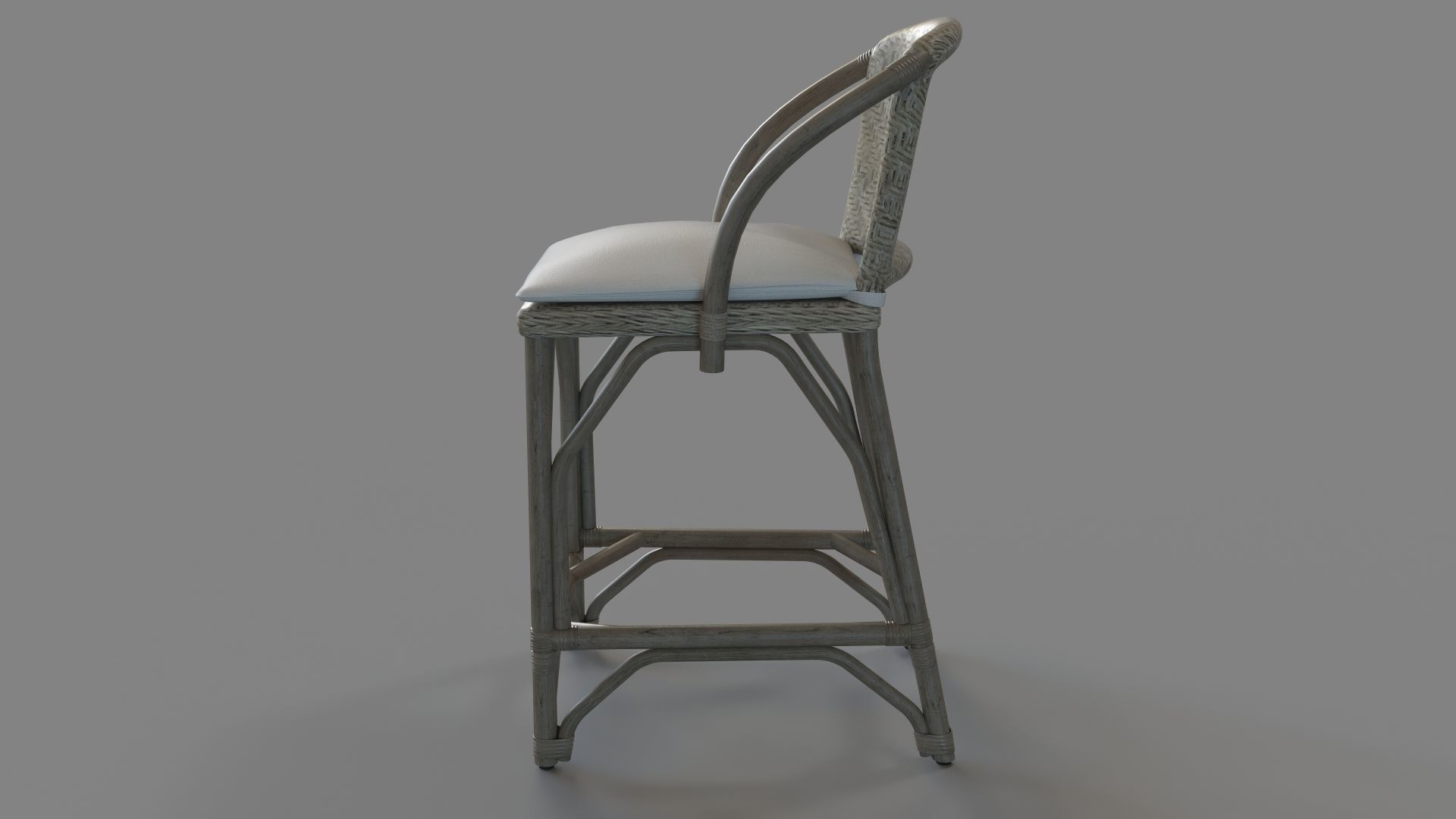 Waverly Bar And Counter Stool 3D model_3