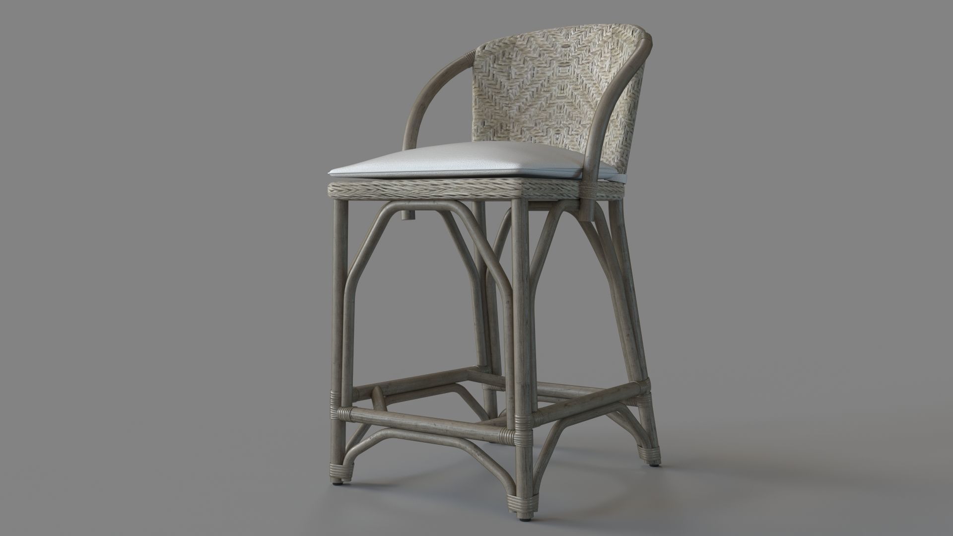 Waverly Bar And Counter Stool 3D model_4