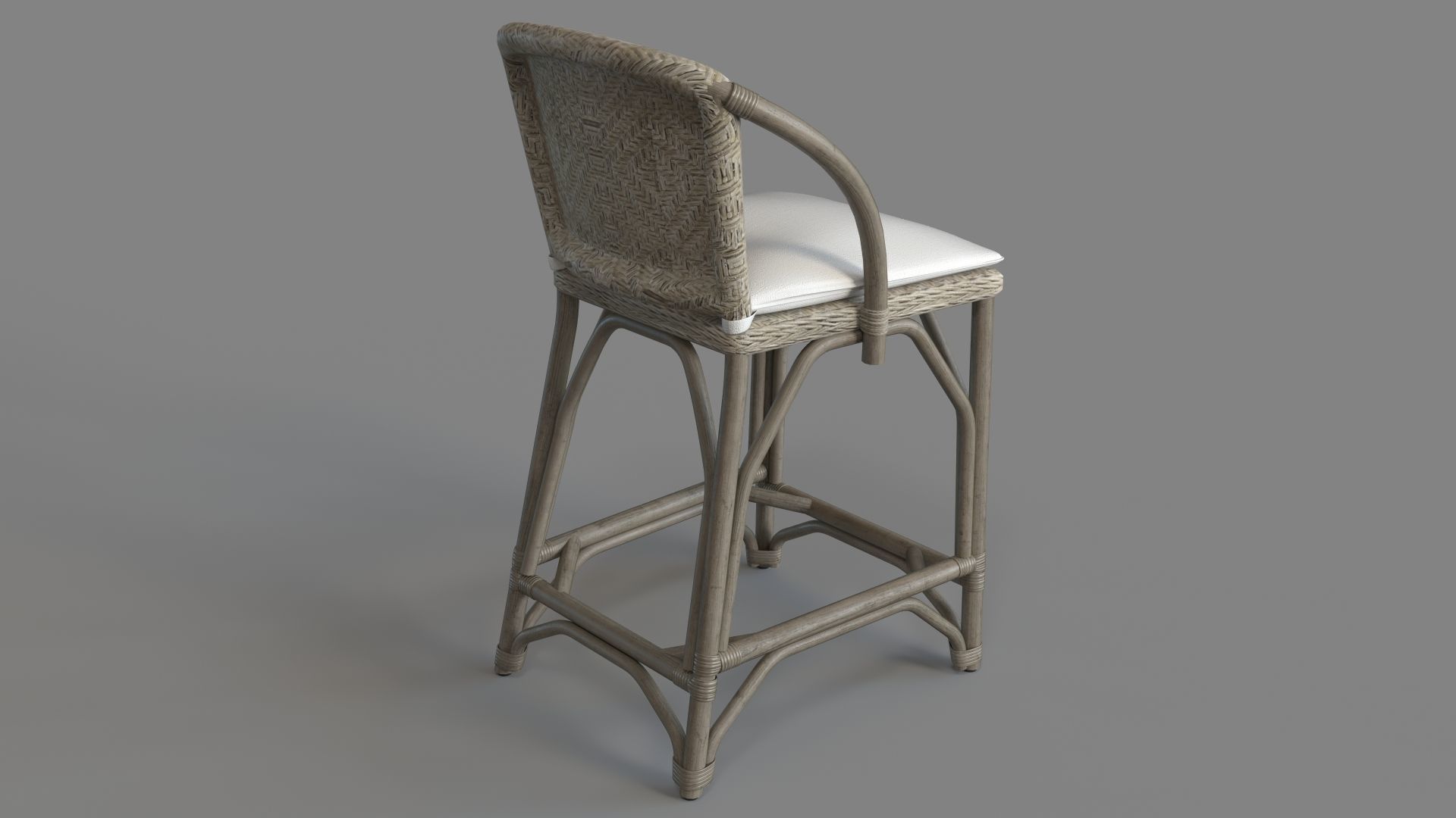 Waverly Bar And Counter Stool 3D model_2