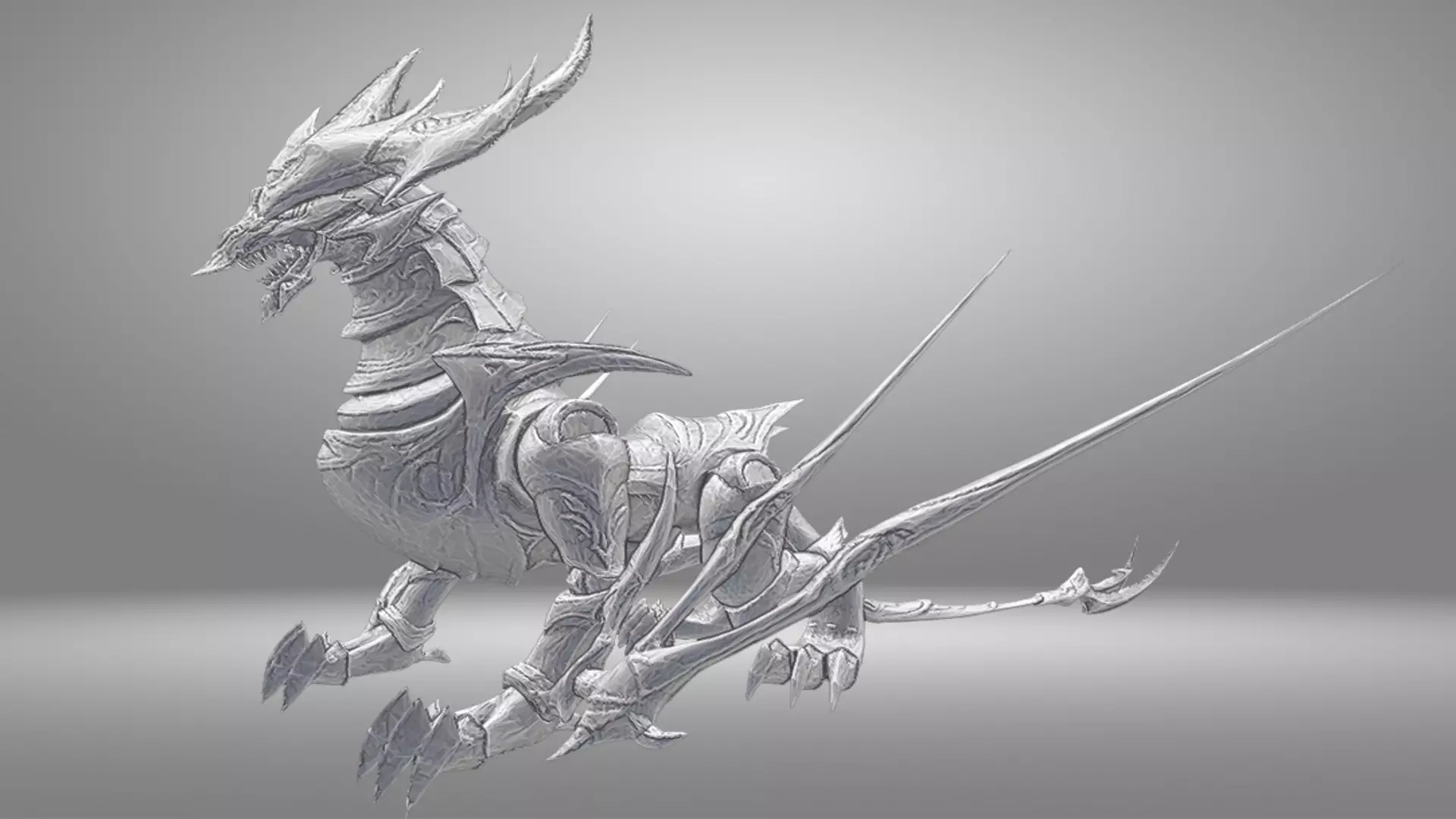 Dragon Sculpture 3D print model