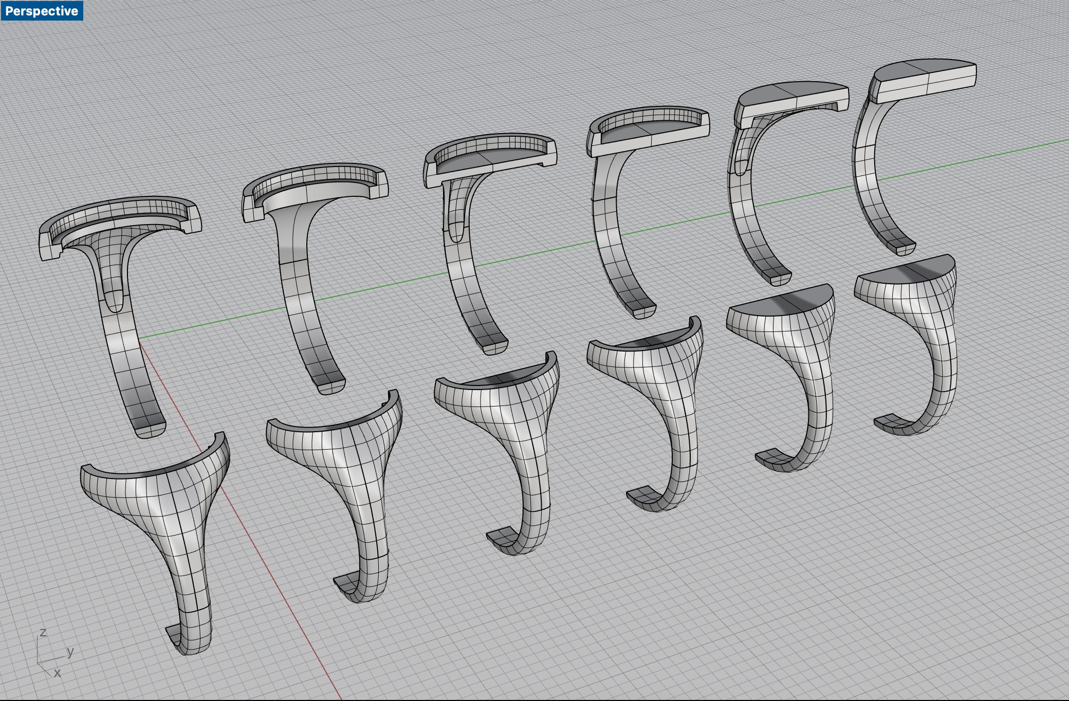 Oval 16x11 mm Signet Rings 174 items 3D print model_5