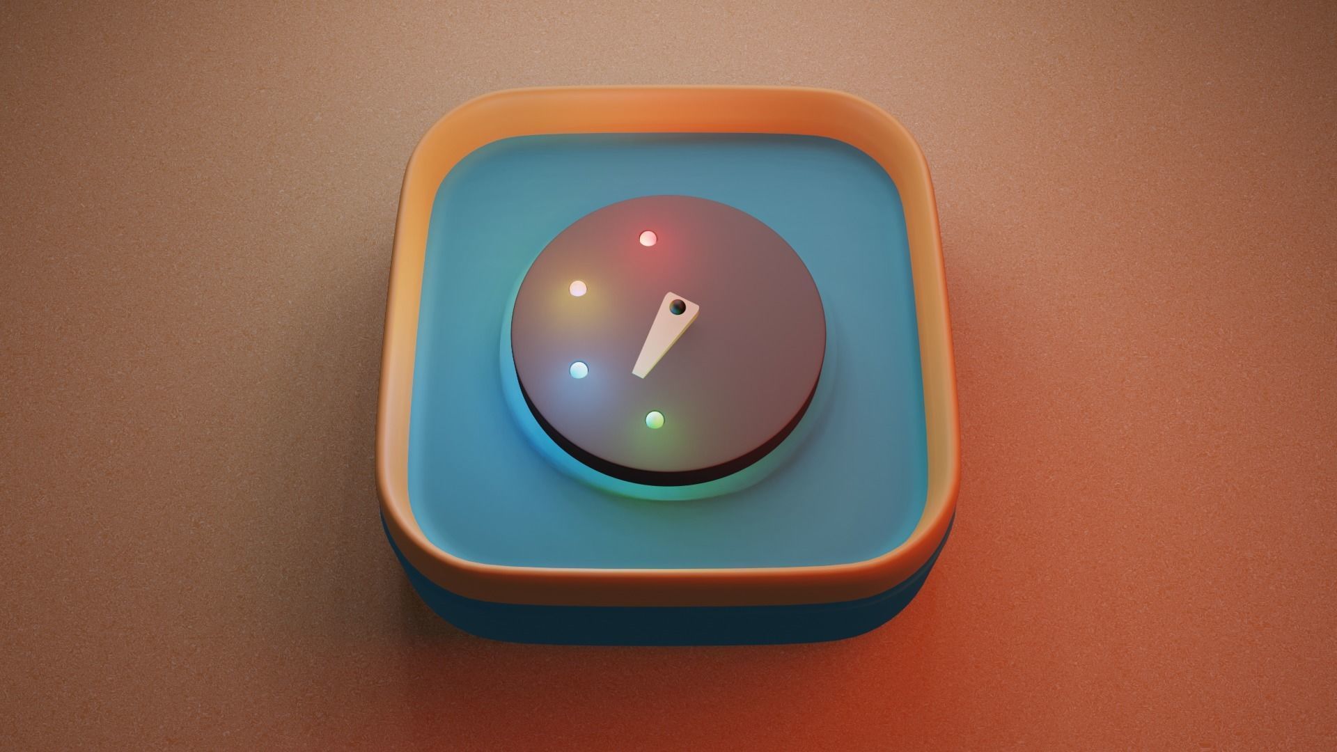 8 high quality white noise speaker App icons Low-poly 3D model_7