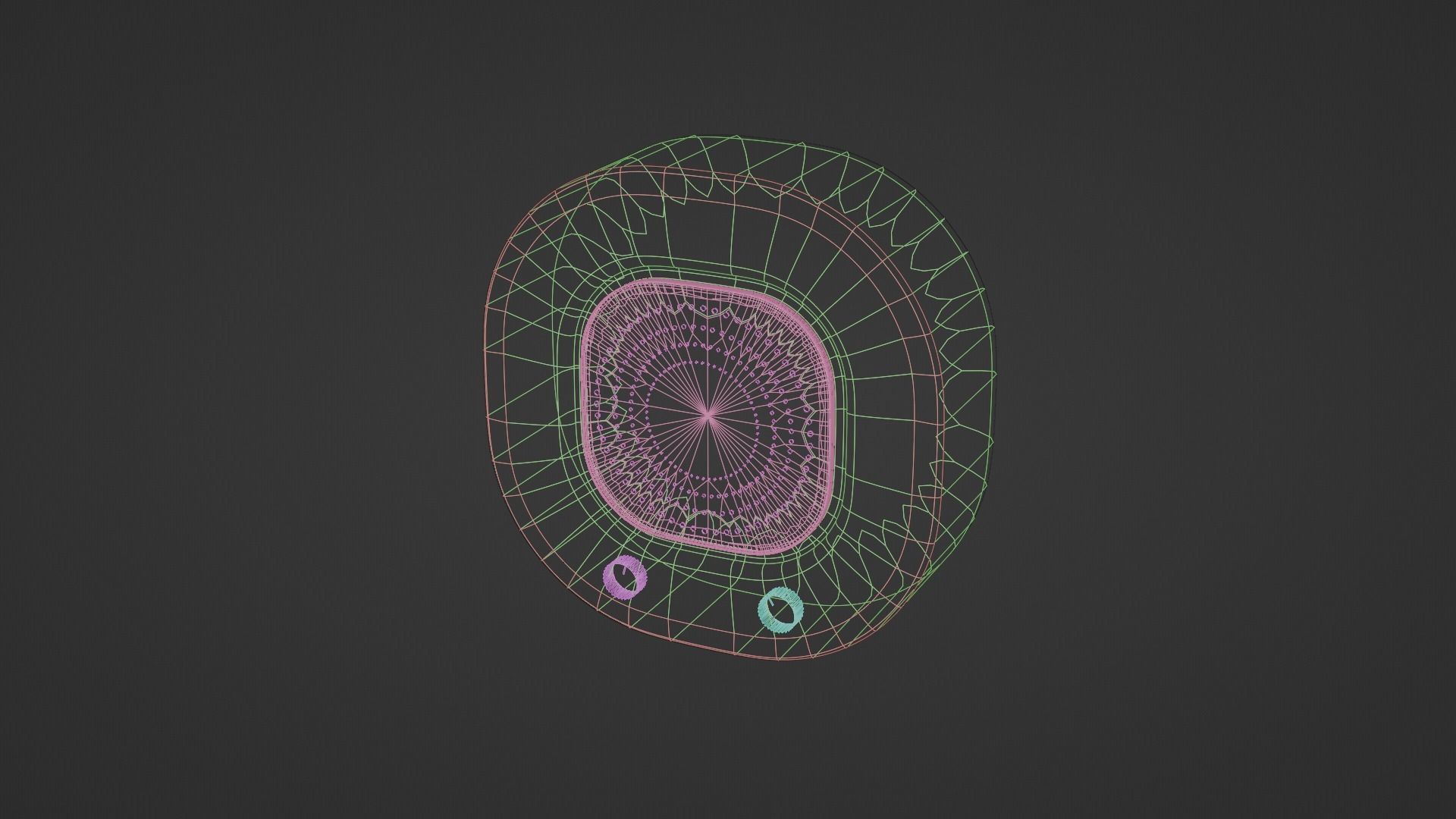 8 high quality white noise speaker App icons Low-poly 3D model_4